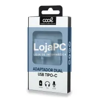 Dual USB TYPE-C Adapter (Headphones + Charging) Digital COOL — imagem 3