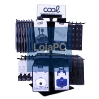 Exhibitor COOL Accessories Metal Swivel Desktop (Black) — imagem 3