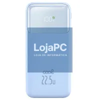 External Battery Power Bank 22.5W Fast Charging 10.000 mAh COOL Pocket (Type-C / Lightning) Sky Blue — imagem 3