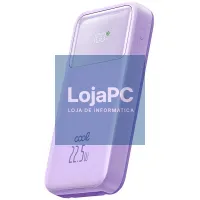 External Battery Power Bank 22.5W Fast Charging 10.000 mAh COOL Pocket (Type-C / Lightning) Violet — imagem 3