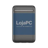 External Battery Power Bank 5000 mAh COOL (2 Cables: TYPE C / Lightning) Black — imagem 4