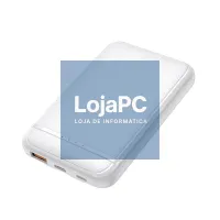 External Battery Power Bank 5000 mAh COOL (2 Cables: TYPE C / Lightning) White — imagem 4