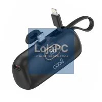 External Battery Power Bank 5000 mAh COOL Capsule Black — imagem 1
