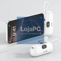 External Battery Power Bank 5000 mAh COOL Capsule White — imagem 3
