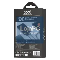 External Battery Power Bank 5000 mAh Display COOL 10W Black — imagem 4