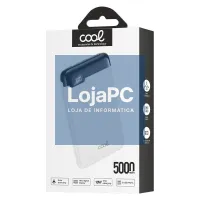 External Battery Power Bank 5000 mAh Display COOL 10W White — imagem 3