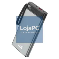 External Battery Universal Power Bank 10.000 mAh COOL (3A / 20W PD) Silver — imagem 1
