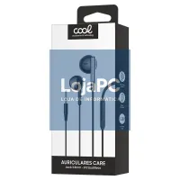 Headphones 3.5 mm COOL Care Stereo With Micro Black — imagem 2