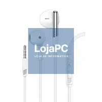 Headphones 3.5 mm COOL Care Stereo With Micro White — imagem 1