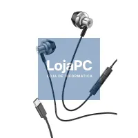 Headphones COOL Stereo Type-C Metal With Mic Silver — imagem 1
