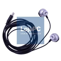 Headphones COOL Stereo Type-C Metal With Mic Silver — imagem 3