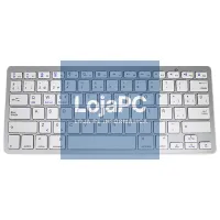 Keyboard PC Spanish Bluetooth Slim COOL White — imagem 1