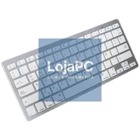 Keyboard PC Spanish Bluetooth Slim COOL White — imagem 2