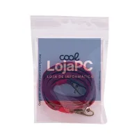 Leatherette Hanging Cord COOL Universal with Card for Smartphone Red — imagem 4