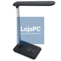 LED Lamp with Qi Wireless Charging Base COOL Fold Black — imagem 1