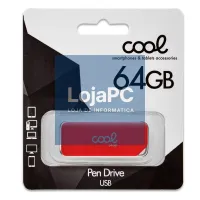 Pen Drive USB x64 GB 2.0 COOL Board Red — imagem 4