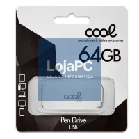 Pen Drive USB x64 GB 2.0 COOL Board White — imagem 3