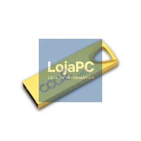 Pen Drive USB x64 GB 2.0 COOL Metal KEY Gold — imagem 1