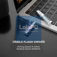 Pen Drive USB x64 GB 3.0 COOL Crystal Pink — imagem 4