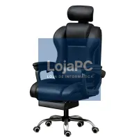 Premium Black Office Chair COOL Board (Footrest) — imagem 3