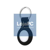 Protective Keychain COOL Compatible with AirTag Silicone Black — imagem 3