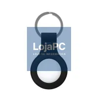 Protective Keychain COOL Compatible with AirTag Silicone Black — imagem 1