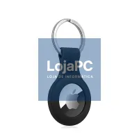 Protective Keychain COOL Compatible with AirTag Silicone Black — imagem 4