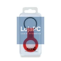 Protective Keychain COOL Compatible with AirTag Silicone Red — imagem 3