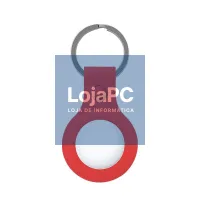 Protective Keychain COOL Compatible with AirTag Silicone Red — imagem 1