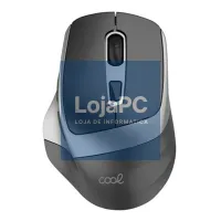 Silent Wireless Mouse COOL Ergonomic Black-Silver — imagem 1