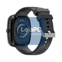 Smartwatch COOL Border Silicone Black (Amoled, Calls, Health, Sport) — imagem 3
