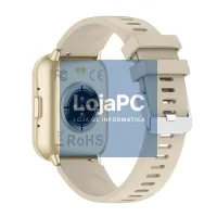 Smartwatch COOL Cascais Silicone Champagne (Amoled, Calls, Health, Sport) — imagem 4