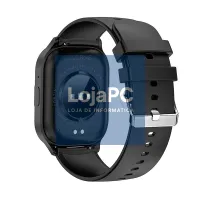 Smartwatch COOL Delta Silicone Black (Amoled, Calls, Health, Sport) — imagem 4
