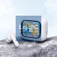 Stereo Bluetooth Dual Pod Earbuds COOL Ambient White — imagem 4