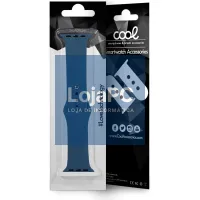 Strap COOL for Apple Watch Series 1 / 2 / 3 / 4 / 5 / 6 / 7 / 8 / 9 / SE (42 / 44 / 45 mm) Blue Rubber — imagem 2