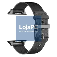 Strap COOL for Apple Watch Series 1 / 2 / 3 / 4 / 5 / 6 / 7 / 8 / 9 / SE (42 / 44 / 45 mm) Metal Black — imagem 2