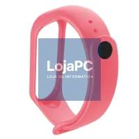 Strap COOL for Xiaomi Mi Band 5 / 6 / 7 / Amazfit Band 5 Smooth Pink — imagem 3