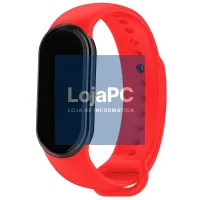 Strap COOL for Xiaomi Smart Band 8 / Band 9 / Band 10 Smooth Red — imagem 1