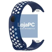 Strap COOL for Xiaomi Smart Band Band 8 / 9 / 10 Sport Navy-White — imagem 4