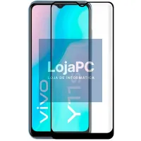 Tempered Glass Screen Protector COOL for Vivo Y11s / Y20s / Y21 / Y21s / Y33s / V2110 (FULL 3D Black) — imagem 1