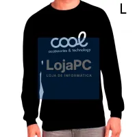 Textile Hoodie Cool Accessories Size L (Unisex) Black — imagem 1