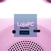 Universal Bluetooth Music Speaker 6W COOL Mini Karaoke Party + 2 Microphones Pink — imagem 3