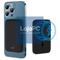 Universal External Battery MAGNETIC Power Bank Qi 5000 mAh COOL Black — imagem 4