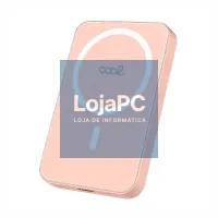 Universal External Battery MAGNETIC Power Bank Qi 5000 mAh COOL Pink — imagem 1