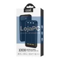 Universal External Battery Power Bank 10,000 mAh + Fast Charging 22.5W - 3A (3 connections) Black — imagem 2