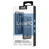 Universal External Battery Power Bank 10,000 mAh + PD 22.5W (2 connections) Grey — imagem 3