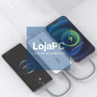 Universal External Battery Power Bank 10,000 mAh + PD 22.5W (2 connections) White — imagem 2
