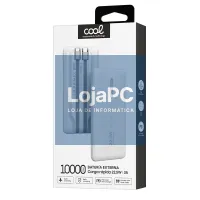 Universal External Battery Power Bank 10,000 mAh + PD 22.5W (2 connections) White — imagem 3