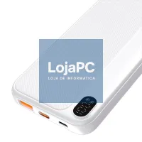 Universal External Battery Power Bank 10.000 mAh (Type-C / Lightning) COOL Grip White — imagem 3