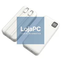 Universal External Battery Power Bank 22.5W 20.000 mAh (Type-C / Lightning) COOL White — imagem 2
